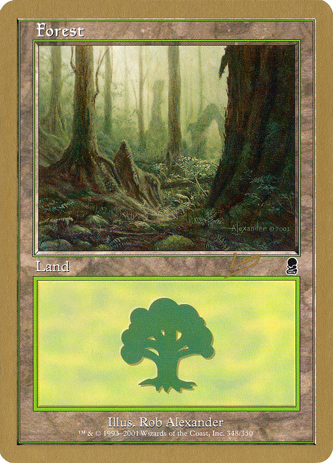 Forest (rl348) (Raphael Levy) [World Championship Decks 2002] | Deep Dive Games St. Marys