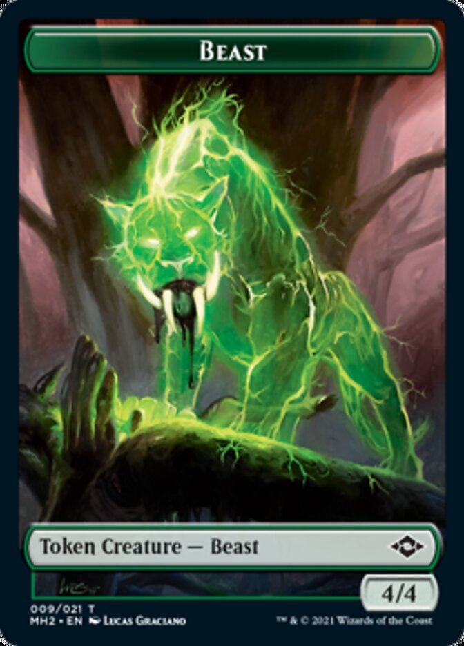 Beast Token [Modern Horizons 2 Tokens] | Deep Dive Games St. Marys