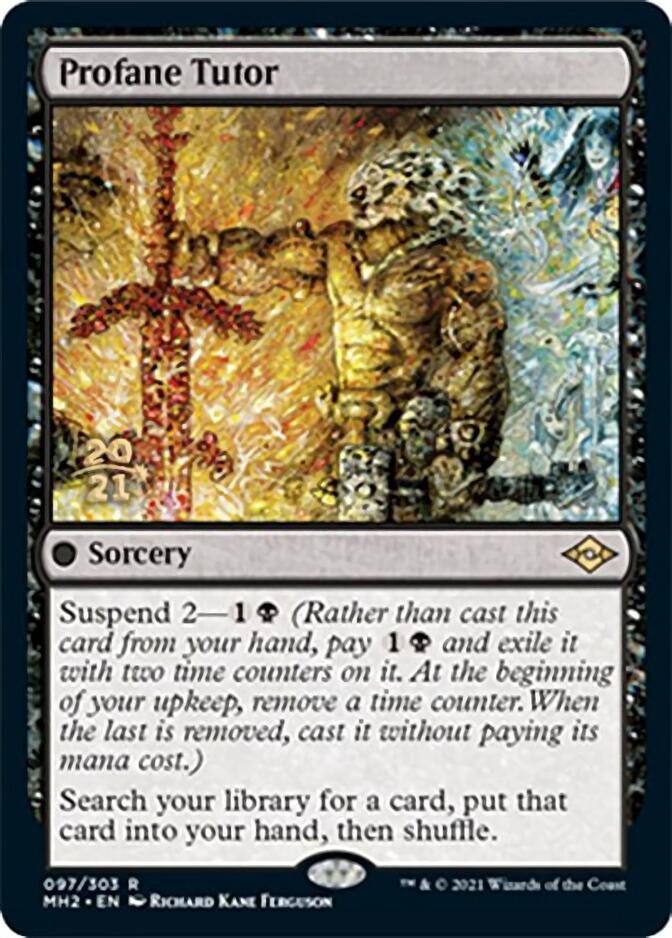 Profane Tutor [Modern Horizons 2 Prerelease Promos] | Deep Dive Games St. Marys
