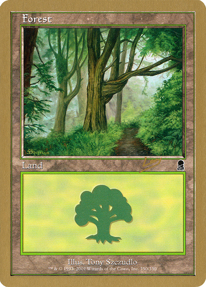 Forest (rl350) (Raphael Levy) [World Championship Decks 2002] | Deep Dive Games St. Marys