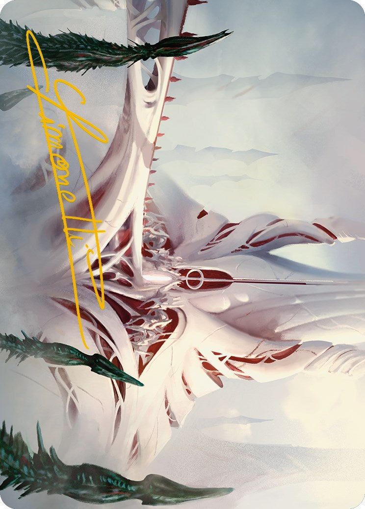 The Fair Basilica Art Card (Gold-Stamped Signature) [Phyrexia: All Will Be One Art Series] | Deep Dive Games St. Marys