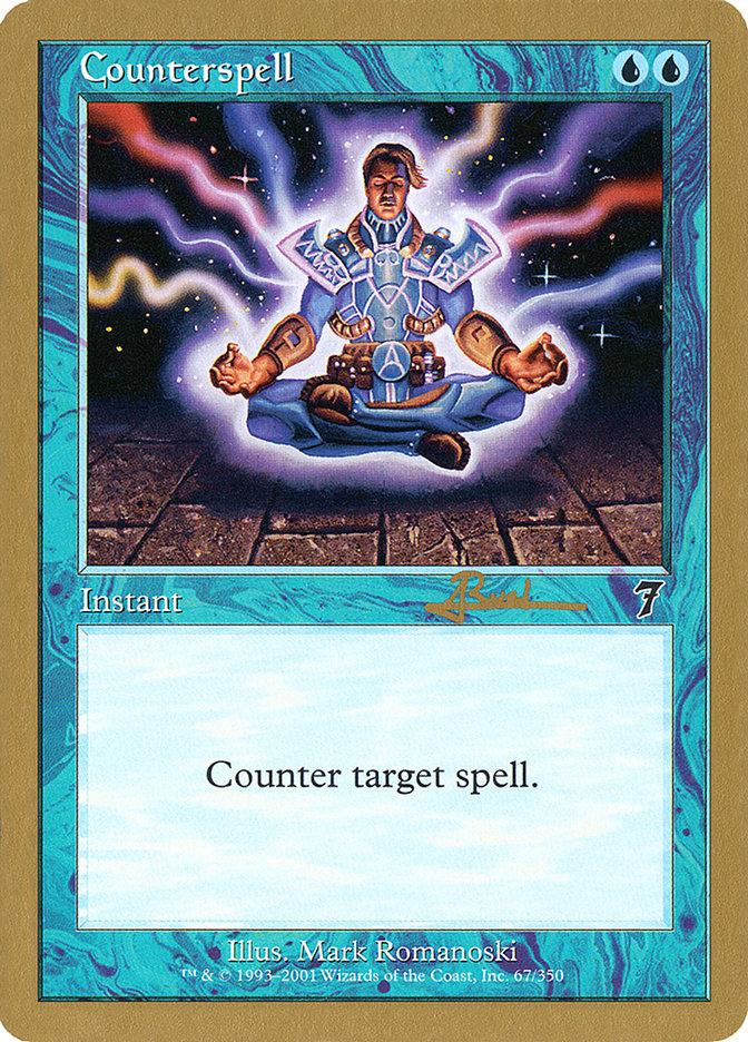 Counterspell (Antoine Ruel) (7ED) [World Championship Decks 2001] | Deep Dive Games St. Marys