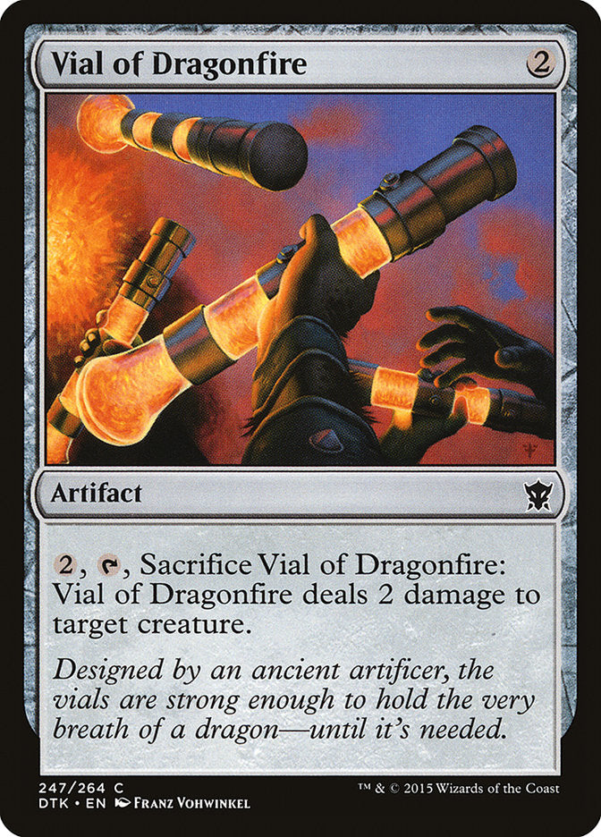 Vial of Dragonfire [Dragons of Tarkir] | Deep Dive Games St. Marys