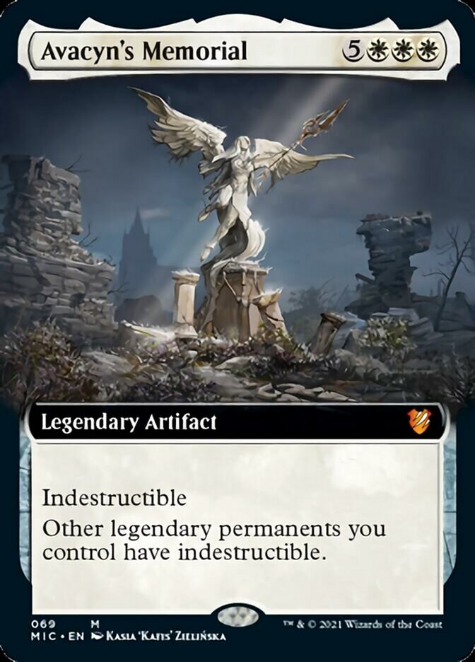 Avacyn's Memorial (Extended Art) [Innistrad: Midnight Hunt Commander] | Deep Dive Games St. Marys