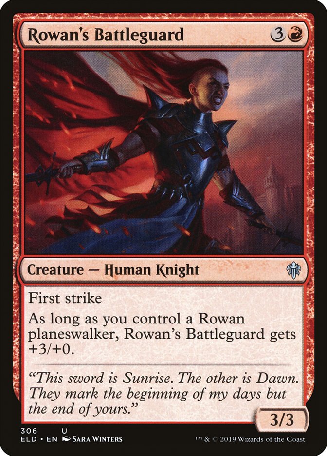 Rowan's Battleguard [Throne of Eldraine] | Deep Dive Games St. Marys