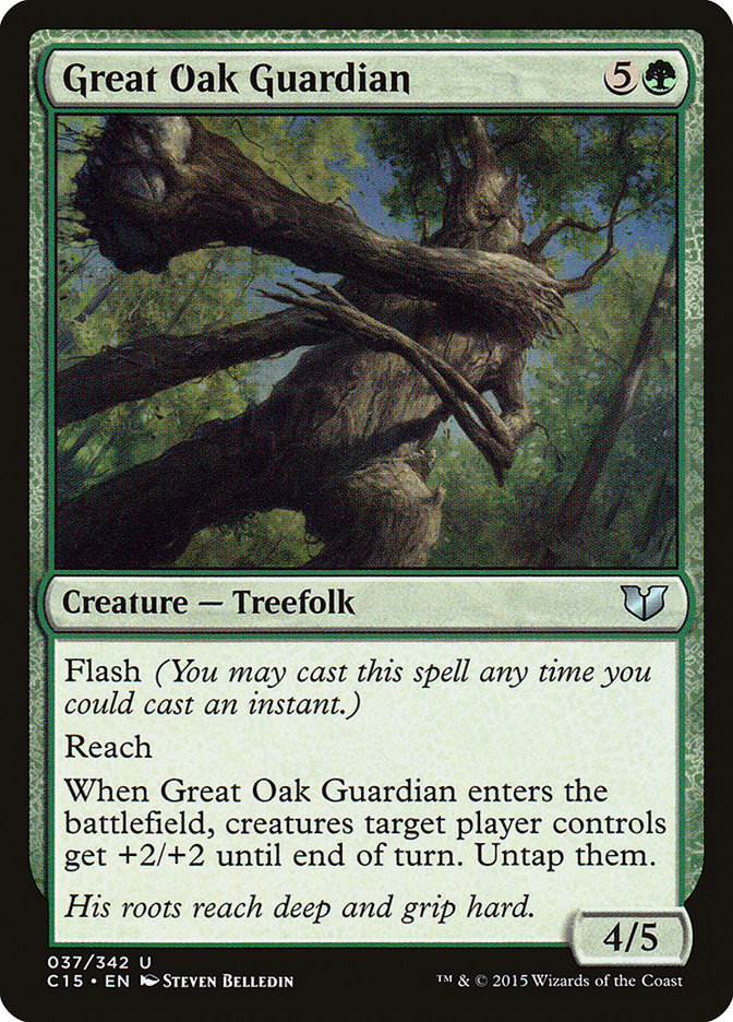 Great Oak Guardian [Commander 2015] | Deep Dive Games St. Marys