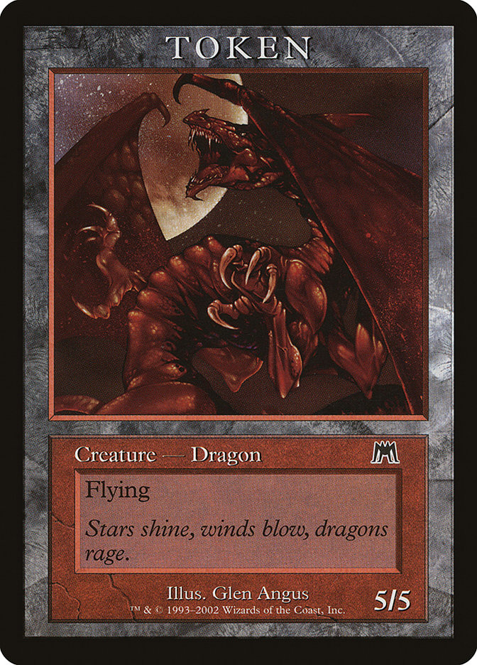 Dragon Token [Magic Player Rewards 2002] | Deep Dive Games St. Marys