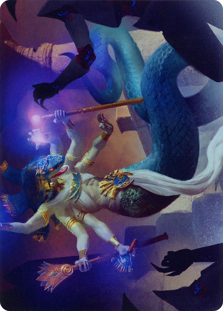 Imoti, Celebrant of Bounty Art Card [March of the Machine Art Series] | Deep Dive Games St. Marys