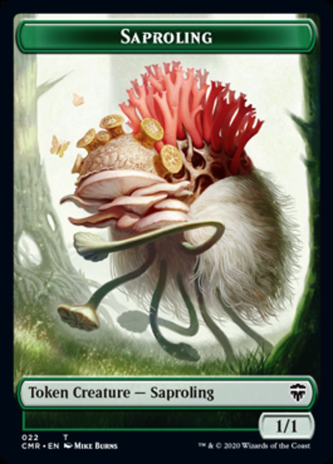 Illusion // Saproling Double-Sided Token [Commander Legends Tokens] | Deep Dive Games St. Marys