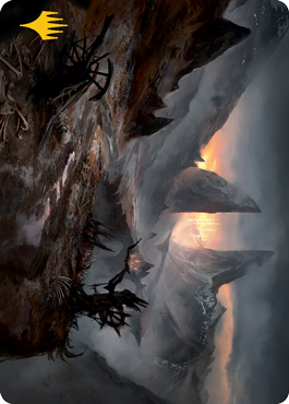 Haunted Ridge Art Card (Gold-Stamped Signature) [Innistrad: Midnight Hunt Art Series] | Deep Dive Games St. Marys