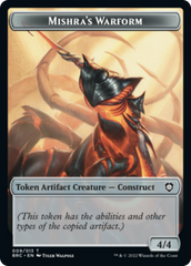 Mishra's Warform // Inkling Double-Sided Token [The Brothers' War Commander Tokens] | Deep Dive Games St. Marys