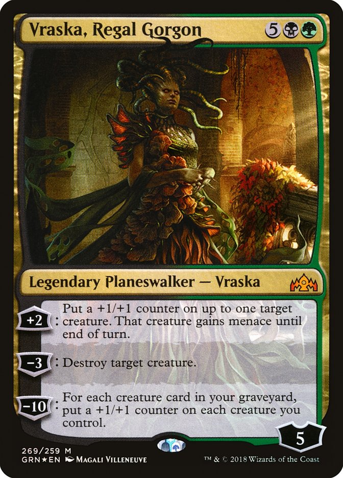 Vraska, Regal Gorgon [Guilds of Ravnica] | Deep Dive Games St. Marys