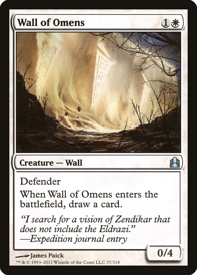 Wall of Omens [Commander 2011] | Deep Dive Games St. Marys