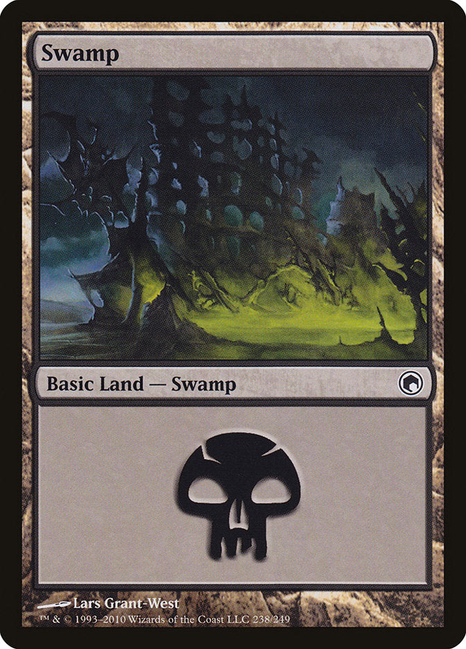 Swamp (238) [Scars of Mirrodin] | Deep Dive Games St. Marys