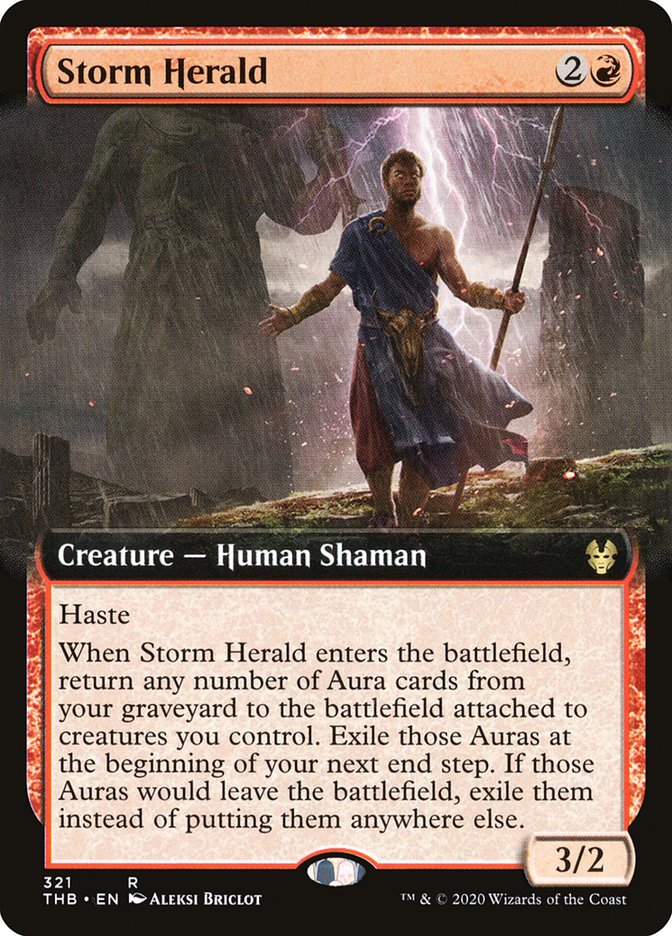 Storm Herald (Extended Art) [Theros Beyond Death] | Deep Dive Games St. Marys