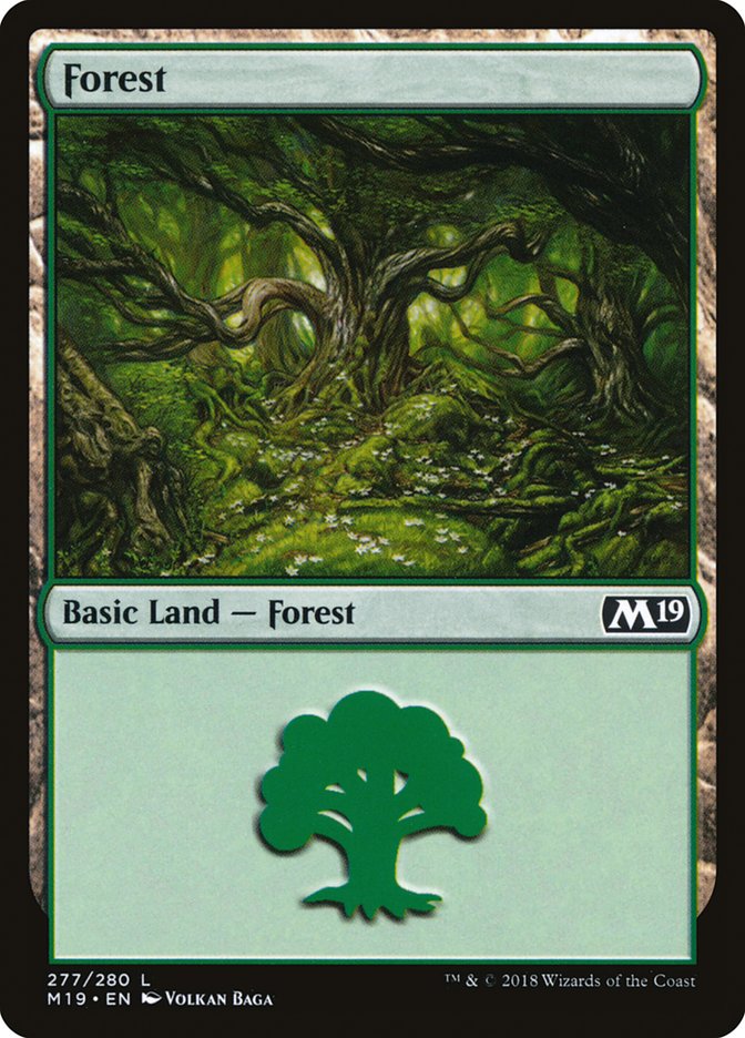 Forest (277) [Core Set 2019] | Deep Dive Games St. Marys