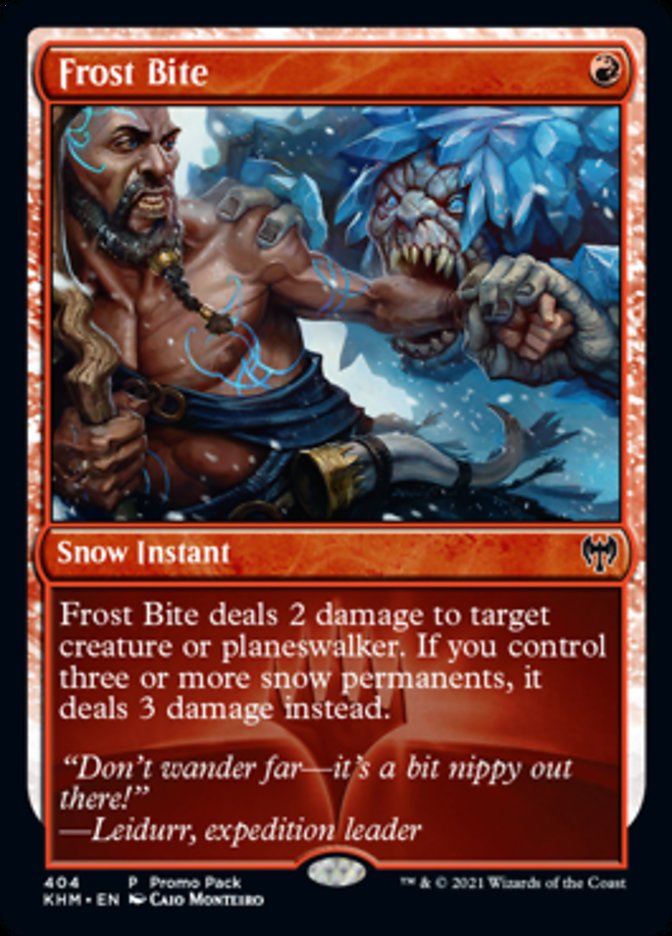 Frost Bite (Promo Pack) [Kaldheim Promos] | Deep Dive Games St. Marys