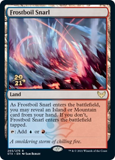 Frostboil Snarl [Strixhaven: School of Mages Prerelease Promos] | Deep Dive Games St. Marys