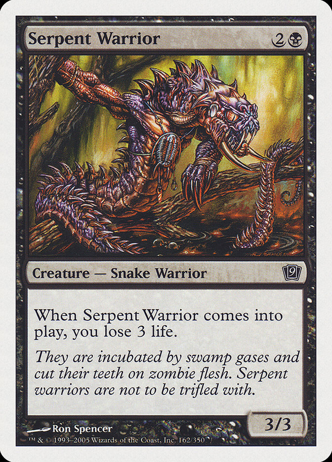 Serpent Warrior [Ninth Edition] | Deep Dive Games St. Marys