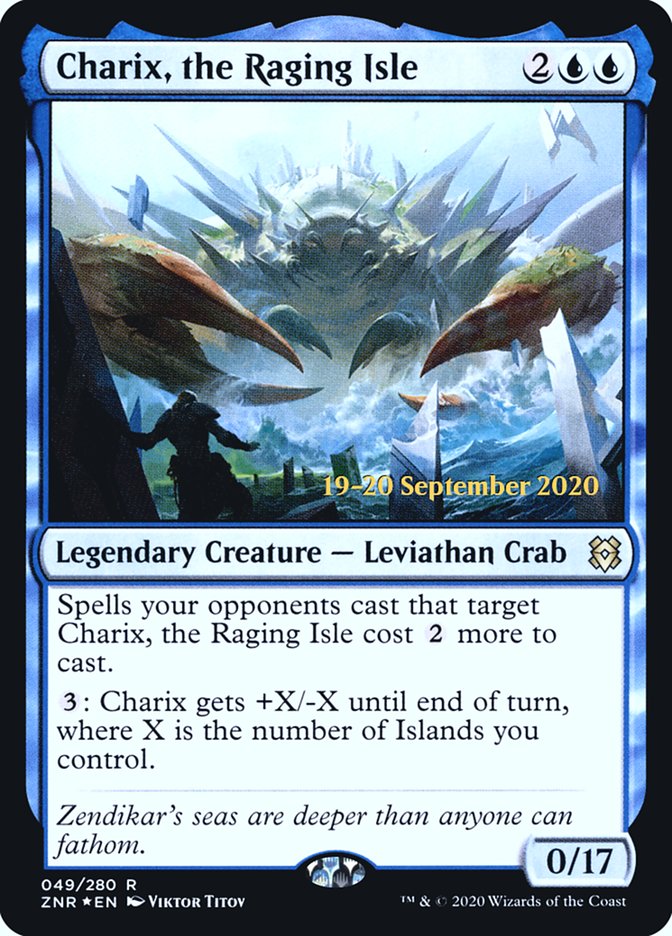 Charix, the Raging Isle [Zendikar Rising Prerelease Promos] | Deep Dive Games St. Marys