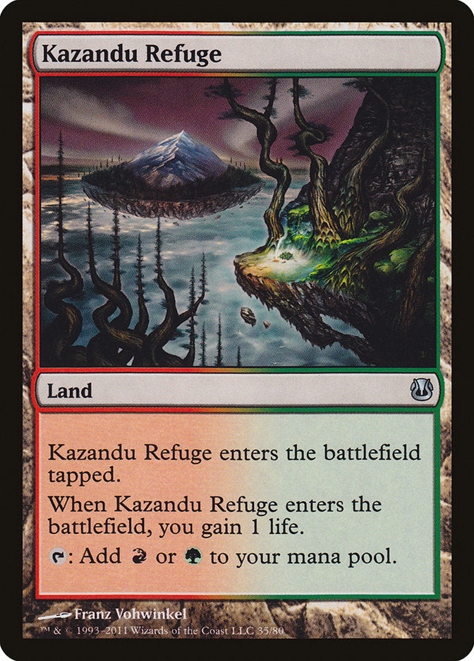 Kazandu Refuge [Duel Decks: Ajani vs. Nicol Bolas] | Deep Dive Games St. Marys