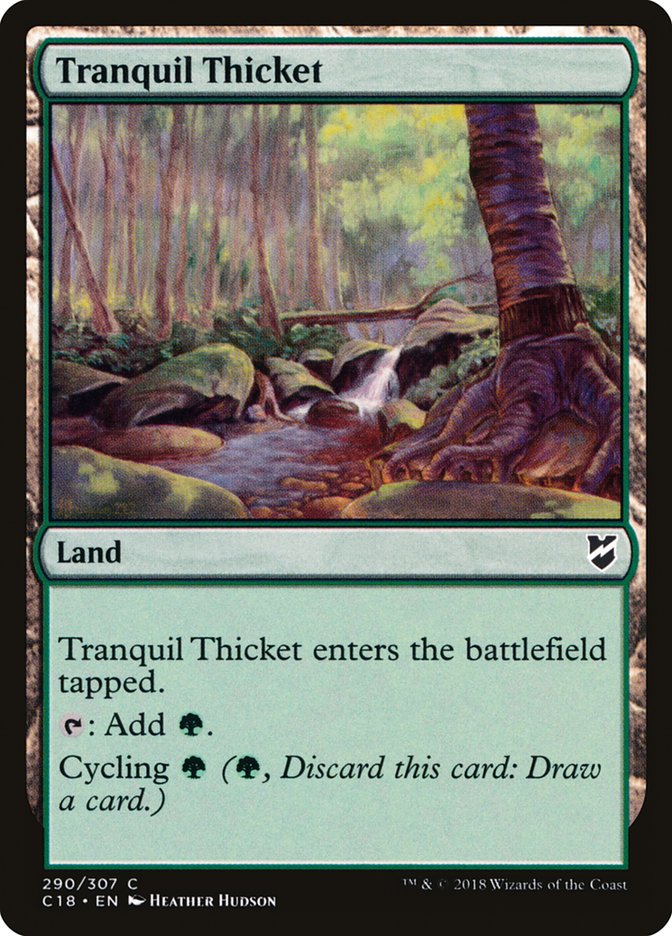 Tranquil Thicket [Commander 2018] | Deep Dive Games St. Marys