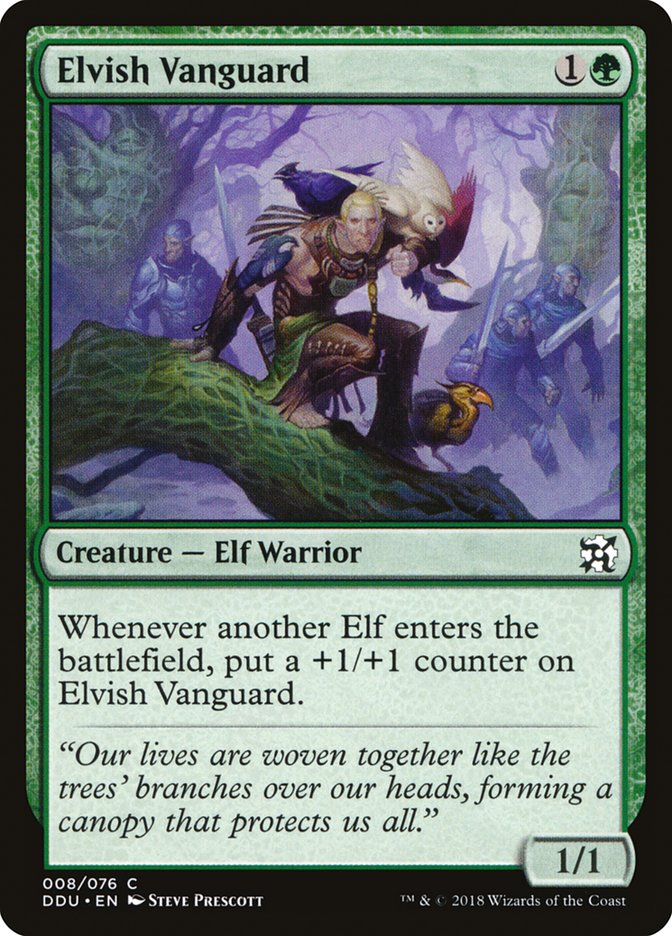 Elvish Vanguard [Duel Decks: Elves vs. Inventors] | Deep Dive Games St. Marys