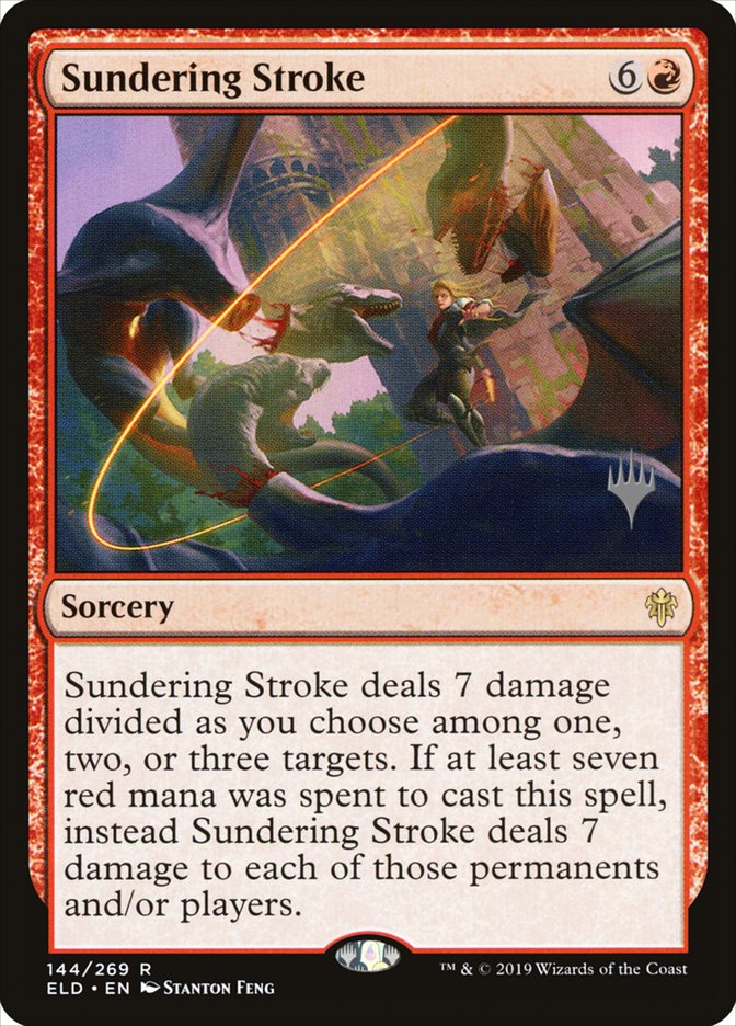 Sundering Stroke (Promo Pack) [Throne of Eldraine Promos] | Deep Dive Games St. Marys