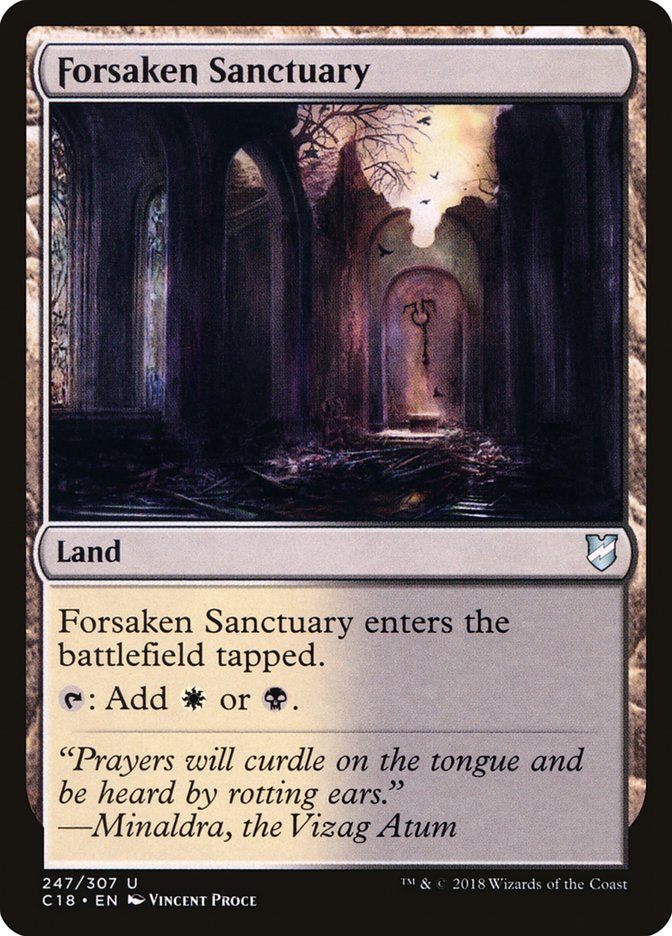 Forsaken Sanctuary [Commander 2018] | Deep Dive Games St. Marys