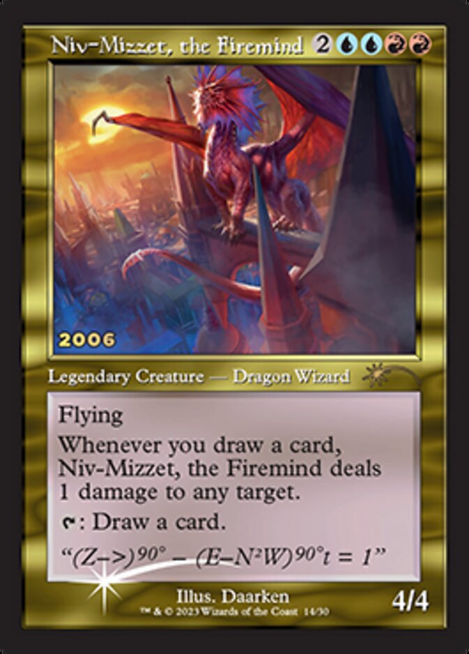 Niv-Mizzet, the Firemind [30th Anniversary Promos] | Deep Dive Games St. Marys