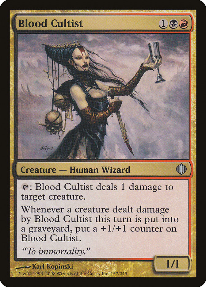 Blood Cultist [Shards of Alara] | Deep Dive Games St. Marys