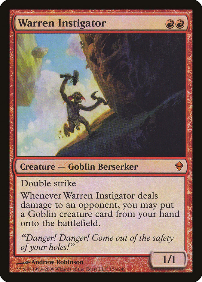 Warren Instigator [Zendikar] | Deep Dive Games St. Marys