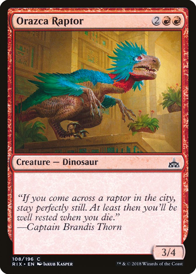 Orazca Raptor [Rivals of Ixalan] | Deep Dive Games St. Marys