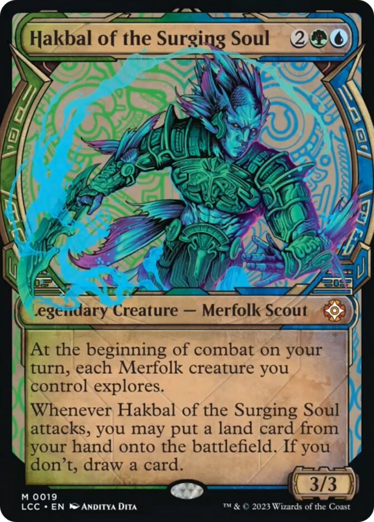 Hakbal of the Surging Soul (Showcase) [The Lost Caverns of Ixalan Commander] | Deep Dive Games St. Marys