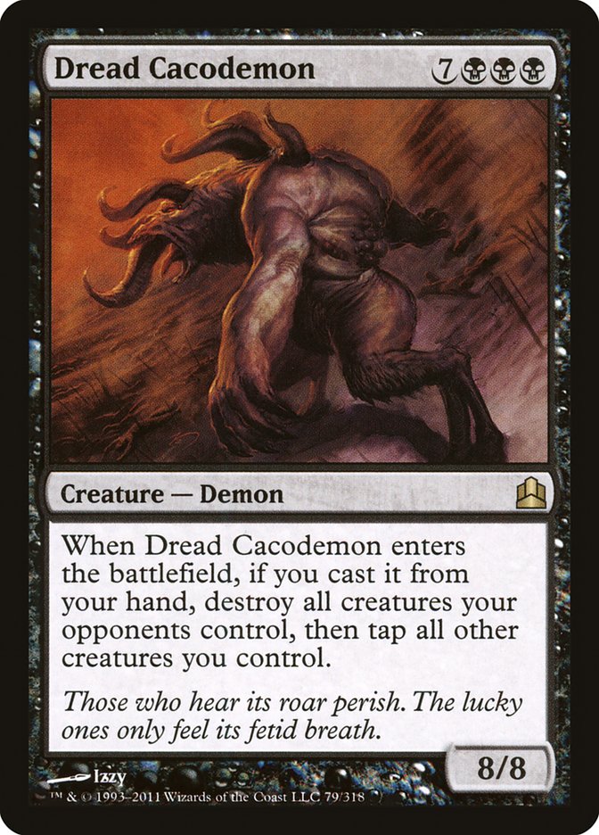 Dread Cacodemon [Commander 2011] | Deep Dive Games St. Marys