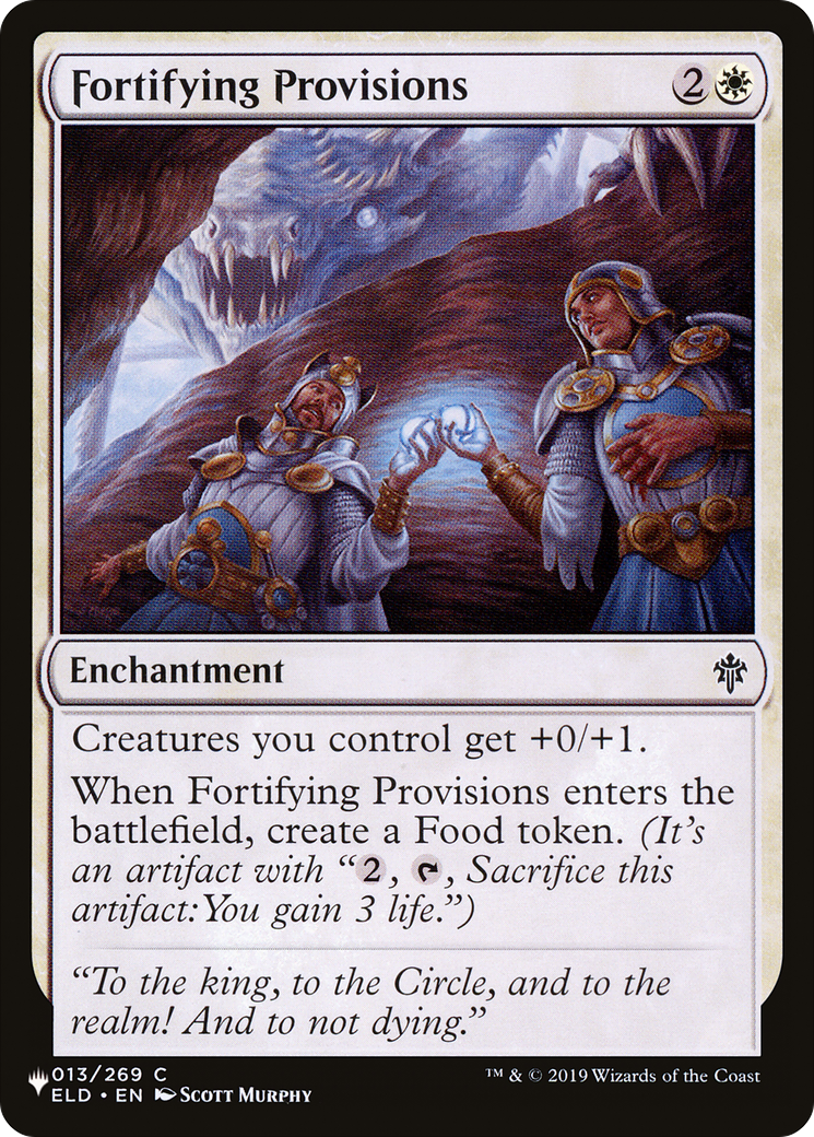 Fortifying Provisions [The List] | Deep Dive Games St. Marys