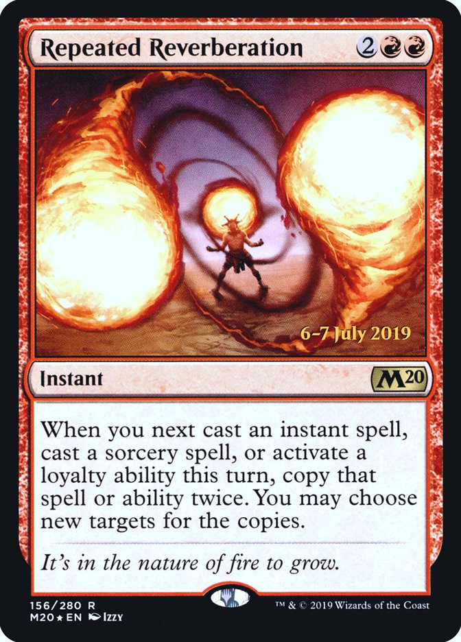 Repeated Reverberation [Core Set 2020 Prerelease Promos] | Deep Dive Games St. Marys