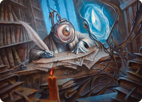 Unblinking Observer Art Card [Innistrad: Midnight Hunt Art Series] | Deep Dive Games St. Marys