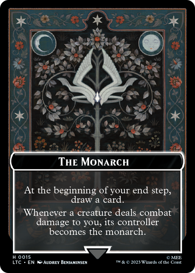 The Monarch // Treasure Double-Sided Token [The Lord of the Rings: Tales of Middle-Earth Commander Tokens] | Deep Dive Games St. Marys