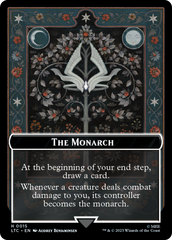 The Monarch // Treasure Double-Sided Token [The Lord of the Rings: Tales of Middle-Earth Commander Tokens] | Deep Dive Games St. Marys