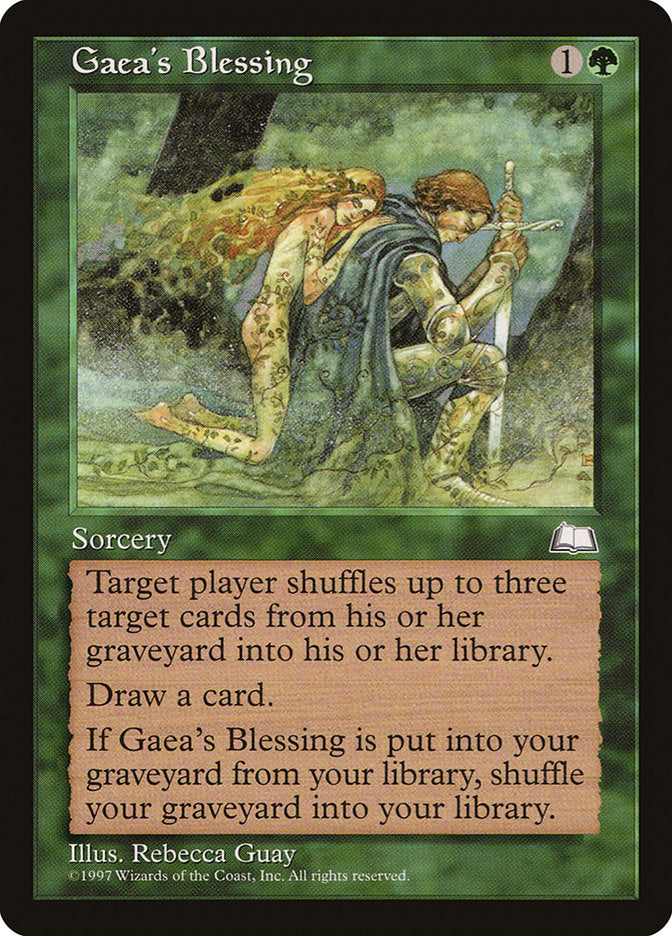 Gaea's Blessing [Weatherlight] | Deep Dive Games St. Marys