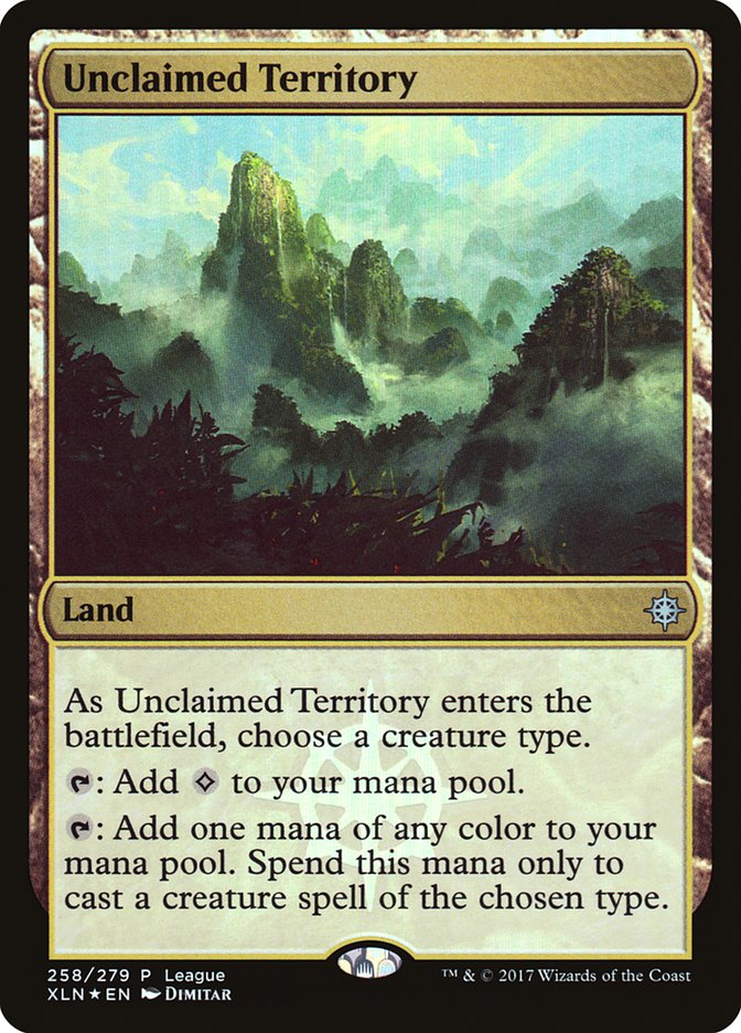 Unclaimed Territory (League) [Ixalan Promos] | Deep Dive Games St. Marys