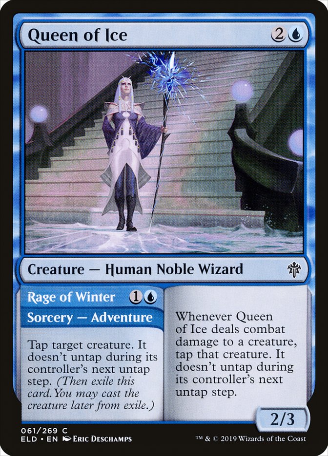 Queen of Ice // Rage of Winter [Throne of Eldraine] | Deep Dive Games St. Marys