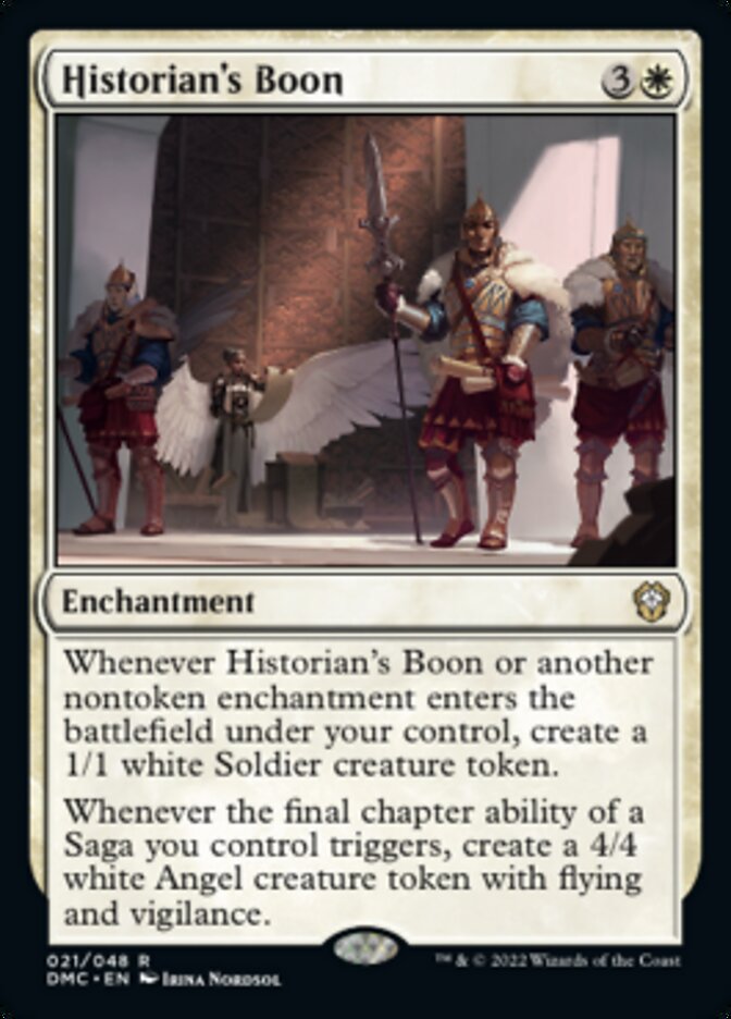 Historian's Boon [Dominaria United Commander] | Deep Dive Games St. Marys