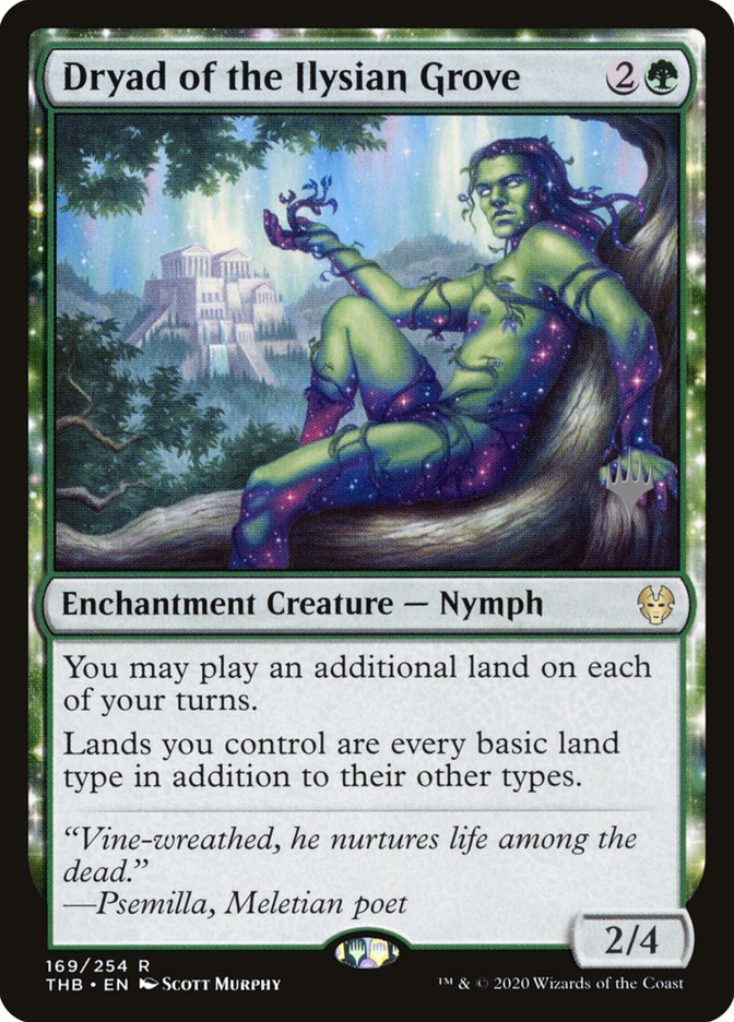 Dryad of the Ilysian Grove (Promo Pack) [Theros Beyond Death Promos] | Deep Dive Games St. Marys