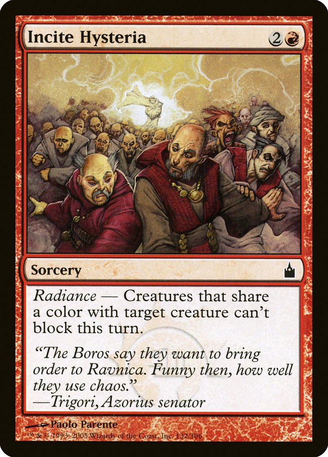 Incite Hysteria [Ravnica: City of Guilds] | Deep Dive Games St. Marys