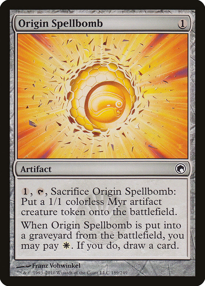 Origin Spellbomb [Scars of Mirrodin] | Deep Dive Games St. Marys