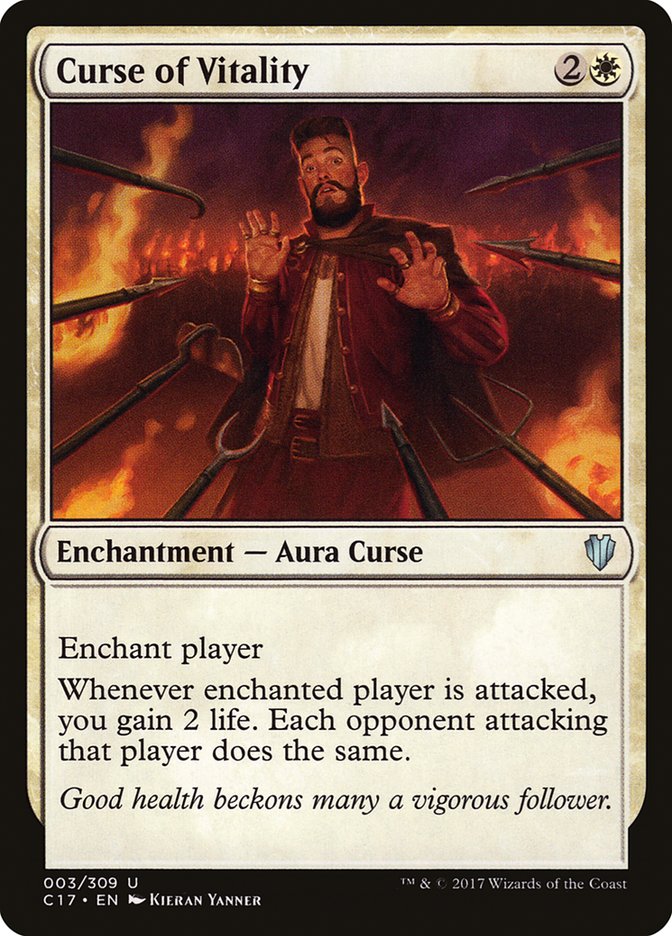Curse of Vitality [Commander 2017] | Deep Dive Games St. Marys