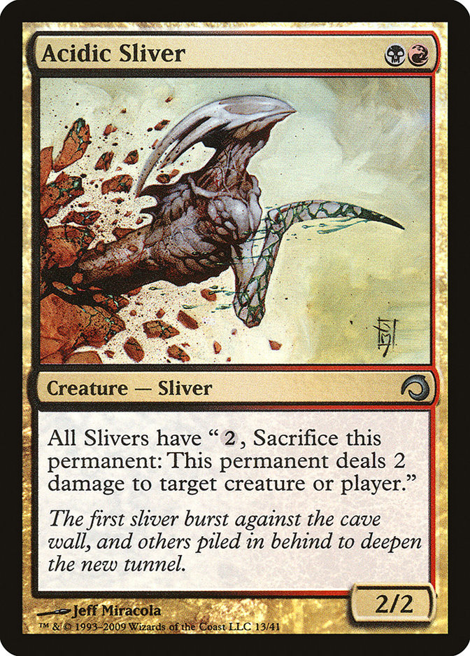 Acidic Sliver [Premium Deck Series: Slivers] | Deep Dive Games St. Marys