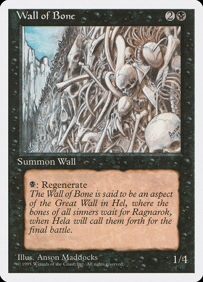 Wall of Bone [Fourth Edition] | Deep Dive Games St. Marys